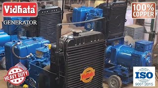 VIDHATA GENERATORS IN FACTORY  CALL  9897576972 generator viralvideo shorts reels engine [upl. by Barbi376]