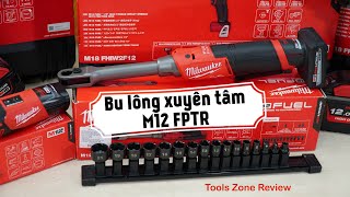 Trên tay máy siết bu lông Milwaukee M12 FPTR On hand INSIDER™ Extended Reach Box Ratchet [upl. by Neimad]