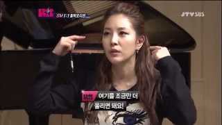 BoA teaches trainee how to sing the high notes effectively [upl. by Aetnahc600]