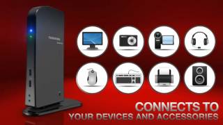 Dynadock U30 Universal Docking Station  Toshiba [upl. by Ahsieyn]