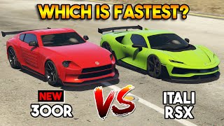 GTA 5 ONLINE  ANNIS 300R VS ITALI RSX WHICH IS FASTEST [upl. by Dadelos]