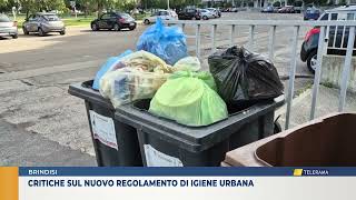 Critiche sul nuovo regolamento di igiene urbana [upl. by Kathy567]