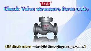 Check valve structure code [upl. by Terrilyn]