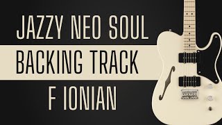 Jazzy Neo Soul Groove Backing Track in F Ionian [upl. by Nuahsad]