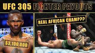 UFC 305 Payouts amp Salaries Revealed  Du Plessis vs Adesanya [upl. by Isewk328]