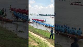 Heading to the starting point boatracing waterfestival traditionalboatrace longboat traditional [upl. by Anot]