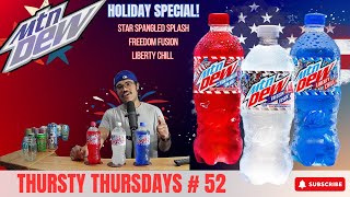 Mtn Dew Holiday Flavors Review Thursty Thursdays 52 [upl. by Albie981]