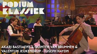 Akari Bastiaens amp Quinten van Brummen amp Valentijn Jeukendrup  Joseph Haydn  Podium Klassiek [upl. by Yragerg]