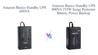 Amazon Basics 600VA vs 400VA UPS Comparison 🆚🔋💻 [upl. by Ina2]