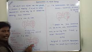 GROUP ISOMORPHISM  ISOMORPHISM IN GROUP THEORY  ISOMORPHISM BETWEEN GROUPS  GROUP THEORY  DMS [upl. by Amikat911]