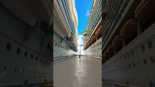 Cruise Ship Shorts  Royal Caribbean’s Independence of the Seas and Allure of the Seas at Coco Cay [upl. by Rind]