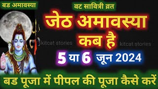 Amavasya june 2024 Date  jyesth Amavasya Kab Hai 2024  अमावस्या कब है शुभ मुहूर्त तिथि 2024 [upl. by Eirased]