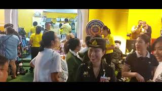 The Princess Maha Chakri Sirindhorn Red Cross and Thai Army inaugurate event in Lumpini Park 🇹🇭❤️🇹🇭 [upl. by Morehouse529]