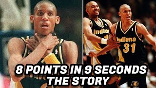 The Story Behind Reggie Miller’s 8 Points in 9 Seconds Greatest NBA Comeback [upl. by Ivz]