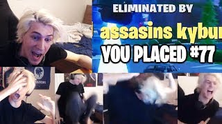 xQc Dying in Fortnite  Rage Compilation [upl. by Farnsworth]