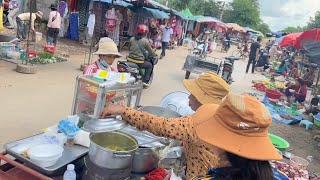 A normal market but unusual sales it is a market in Banteay Meanchey Cambodia markets [upl. by Sidoeht]