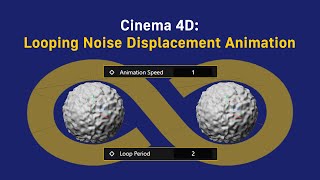 Cinema 4D How to Loop Noise Displacement Animation [upl. by Yrome663]