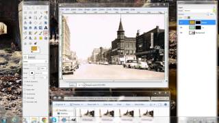 How To Colorize A Black And White Photo In GIMP [upl. by Nedloh890]