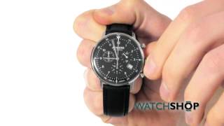 Junkers Mens Bauhaus Chronograph Watch 60862 [upl. by Nalym9]