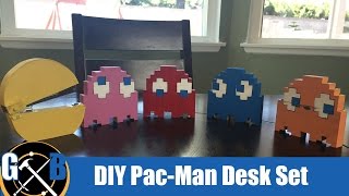 Make a Retro DIY PacMan Desk Set  How To [upl. by Adlai943]