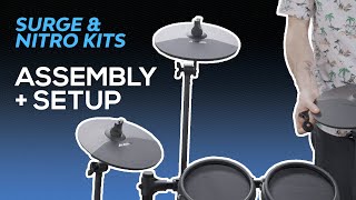 Alesis Surge amp Nitro Mesh Kits  Tips for Assembly amp Setup [upl. by Boyse]