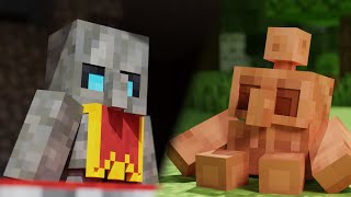 Tuff Golem Vs Copper Golem Minecraft Animation [upl. by Willner]