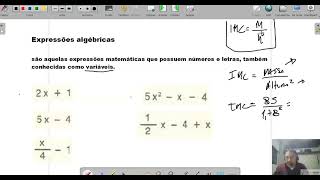 30 introdução a algebra 7° ano [upl. by Atnomed93]