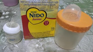 How to Prepare Nido Junior 13 Years Old  Lactum 13 YO to Nido Junior  Nido Benefits for the Baby [upl. by Nivlen]