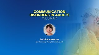 Communication Disorders in Adults [upl. by Agnese371]