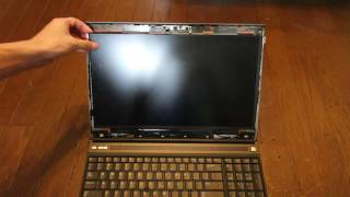 how to replace screen Dell Precision M4800 [upl. by Zampardi688]