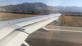 Aer Lingus Airbus A320  Take Off and Landing  Malaga and Belfast City Airport [upl. by Salvay654]