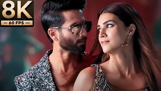 8K Remastered  Teri Baaton Mein Aisa Uljha Jiya Title Track  Kriti Sanon Shahid Kapoor [upl. by Hambley524]