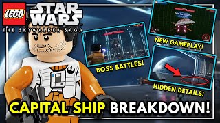 LEGO Star Wars The Skywalker Saga NEW Capital Ship Gameplay Breakdown [upl. by Dronski]