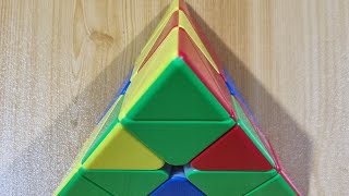 pyraminx solve into 6 stars [upl. by Ennylyak505]