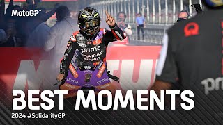 Best MotoGP™ Moments 🏆🦾  2024 SolidarityGP [upl. by Ming930]