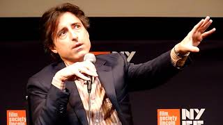 Noah Baumbach The Meyerowitz Stories on screwball comedy amp improvisation at NYFF [upl. by Aivatnuhs836]