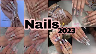 Tendencia en Uñas Acrílicas para 2024 ✨💅Diseños de Uñas Nuevos y Modernos💞uñas nailart trending [upl. by Artapoelc]