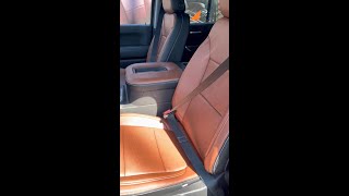 Custom Katzkin 2017 Chevrolet Silverado Brown Leather Seats chevy [upl. by Jessie]