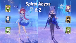 Nilou  Keqing  Spiral Abyss 52 Floor 12  Genshin Impact [upl. by Freda587]