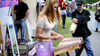 Hammered Dulcimer at Lakewood Renn Faire [upl. by Atirak]