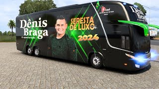 DÊNIS BRAGA O APAIXONADO SERESTA DE LUXO 2024 NO BUS TOP SHOW [upl. by Ennaisoj]