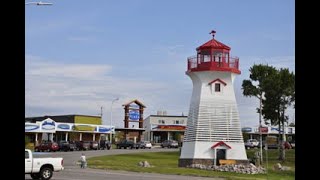 Exploring Terrace Bay Ontario Simcoe Plaza 4K HD [upl. by Louise]