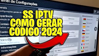 COMO GERAR O CÓDIGO SS IPTV 2024 [upl. by Somerville726]