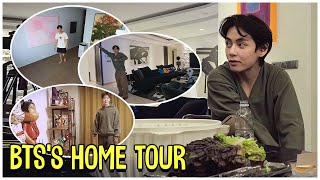 BTSs Home Tour Jimin V Jungkook RM JHope [upl. by Yrruc754]