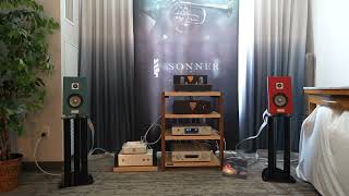 Sonner Audio Allegro Unum Loudspeakers  Margules SF220 Pre U280SC Amp 30th Annive  AXPONA 2024 [upl. by Haeckel225]