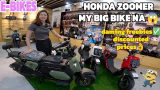 EBIKE NA HONDA ZOOMER MY BIG BIKE NA  ELECTRIC CYCLERY [upl. by Grous]