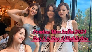 Femina Miss India 2024  Highlights of Day 2 and Day 3 [upl. by Anos580]