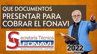 ✅que DOCUMENTOS PRESENTAR para COBRAR el FONAVI 2022✅ [upl. by Orson]