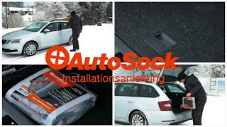 AutoSock Installationsanleitung Einfache Montage in drei Schritten [upl. by Verla]