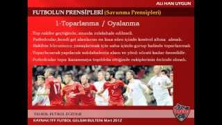 SAVUNMA PRENSİPLERİTeorik Futbol Eğitimi [upl. by Otokam231]